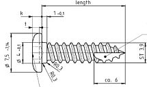 Винт сам., с цил. скр. гол., прочее  0991375993 