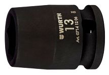 Головка ударн.торц. 3/8 д.,метрич.,шест.,укороч.  071412 03 