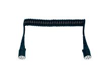 Кабель спиральный 7-конт. с пластм. штекером 24 В  051095606 