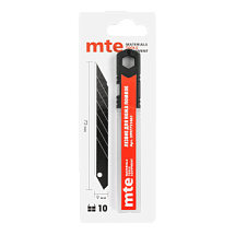 Лезвие для ножа ломкое, черное 9 мм, угол 30 градусов, mte 5997721861