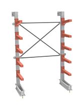 СТ-062 Стеллаж односторонний 5 ярусов-НАБОР 23.6251-000 