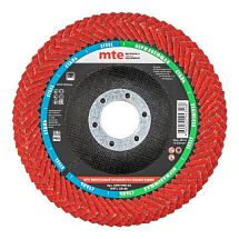 Круг лепестковый торцевой прямой КЛТ1 PRO КЕРАМИКА РАДИУС D125X22,2 мм, керамическое зерно (CG) 60, mte 5997749152 