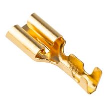 Наконечник неизолированный с фиксатором, размер контактной части 6,3х0,8 мм, сечение 0,5-0,8 мм², "мама" 601LR08 