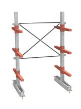 СТ-062 Стеллаж двухсторонний 3 яруса-НАБОР 23.6233-000 