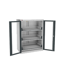 Шкаф инструментальный с дверьми с окнами ВС-053-03 13.0506-103 