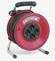 Удлинитель электрический на катушке, 4 розетки 0741050025 