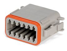 Разъем автомобильный 12 контактов вилка Deutsch DT DT06-12S 2555200121 