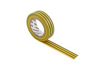 Изолента ПВХ 15х0,15 мм, длина рулона 10 м, желто-зеленая, Wurth 0985109