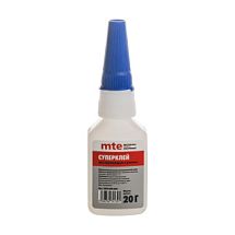Суперклей для резины и эластомеров 406 20 г, mte 2893090406 