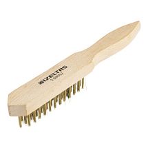 Щетка 3-х рядная металлический с деревянной ручкой, IZELTAS, 0741550003, 13000000689 0741550003