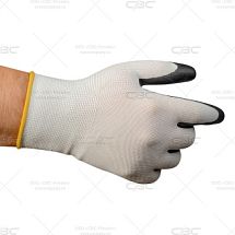 Перчатки нейлоновые серые с черным нитриловым покрытием р.10, СВС nl13nt/10 