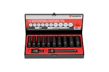 Наб. торц. удар. гол. 1/2", шестигр., удл., 12 шт.  0714900200 