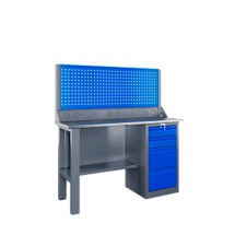 Стол-верстак слесарный однотумбовый SLF 141.14.2-1R 116326_w 