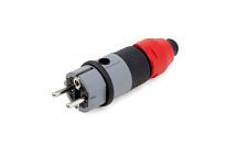 Вилка двухкомп., заземл.конт., защ. от пыли/брызг  0969305100 