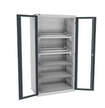 Шкаф инструментальный с дверьми с окнами ВС-055-012 13.0516-103 