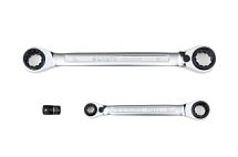 Набор ключей накидных двухсторонних с трещоткой, 3 шт.  071425730 