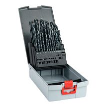 Набор сверл спиральных по металлу HSS-G PRO DIN 338 D1-13 мм, шаг 0,5 мм + D3,3/4,2/6,8/10,2 мм, 29 шт., mte 2624000006 