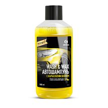 Автошампунь с карнаубским воском Wash & Wax (флакон 1л) 110410 