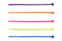 Cable tie set with mixed colours 100pcs  0502000801 