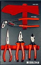 Набор шарнирно-губцевого инструмента в ложементе карбон 274x400х30мм 4 предмета IZELTAS 2965905306 