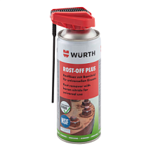 Растворитель ржавчины ROST OFF PLUS H1 спрей 520/400 мл, Wurth 0893140400 