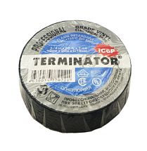 Изолента ПВХ IC6P 19х0,18 мм, длина рулона 20 м, черная, Terminator 5997744327