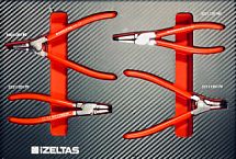 Набор съемников стопорных колец в ложементе карбон 250x350х30мм 4 предмета IZELTAS 2965905110 