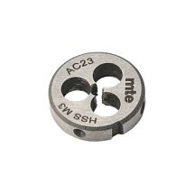 Плашка круглая HSS DIN EN 22568 M3X0,5, mte 26523 