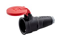 Розетка с крышкой, заземл. контакт  0969301421 