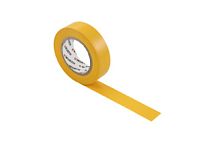 Изолента ПВХ 15х0,15 мм, длина рулона 10 м, желтая, Wurth 0985107