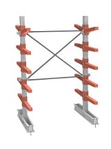 СТ-062 Стеллаж двухсторонний 5 ярусов-НАБОР 23.6253-000 